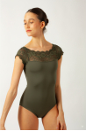 Gaynor Minden Saraband leotard green