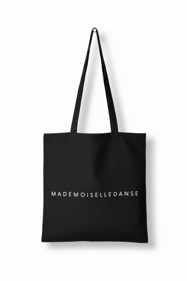 Tote bag noir Mademoiselle Danse