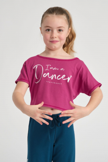Crop top Temps Danse Agile I am child fig