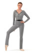 Pantalon en maille douce P80005 Bloch gris