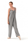 Combinaison d'échauffement en maille douce U12007 Bloch gris