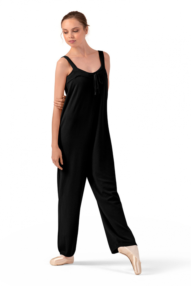 Soft knit warm-up suit U12007 Bloch black