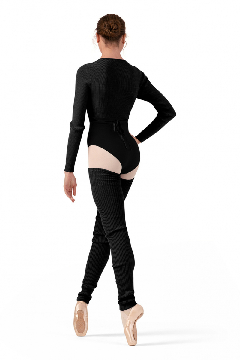 Jambières en maille douce X11003 Bloch noir