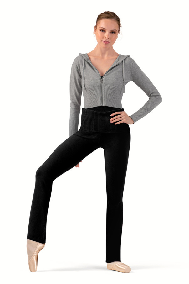 Soft knit trousers P80005 Bloch black