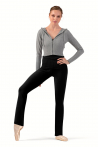 Pantalon en maille douce P80005 Bloch noir