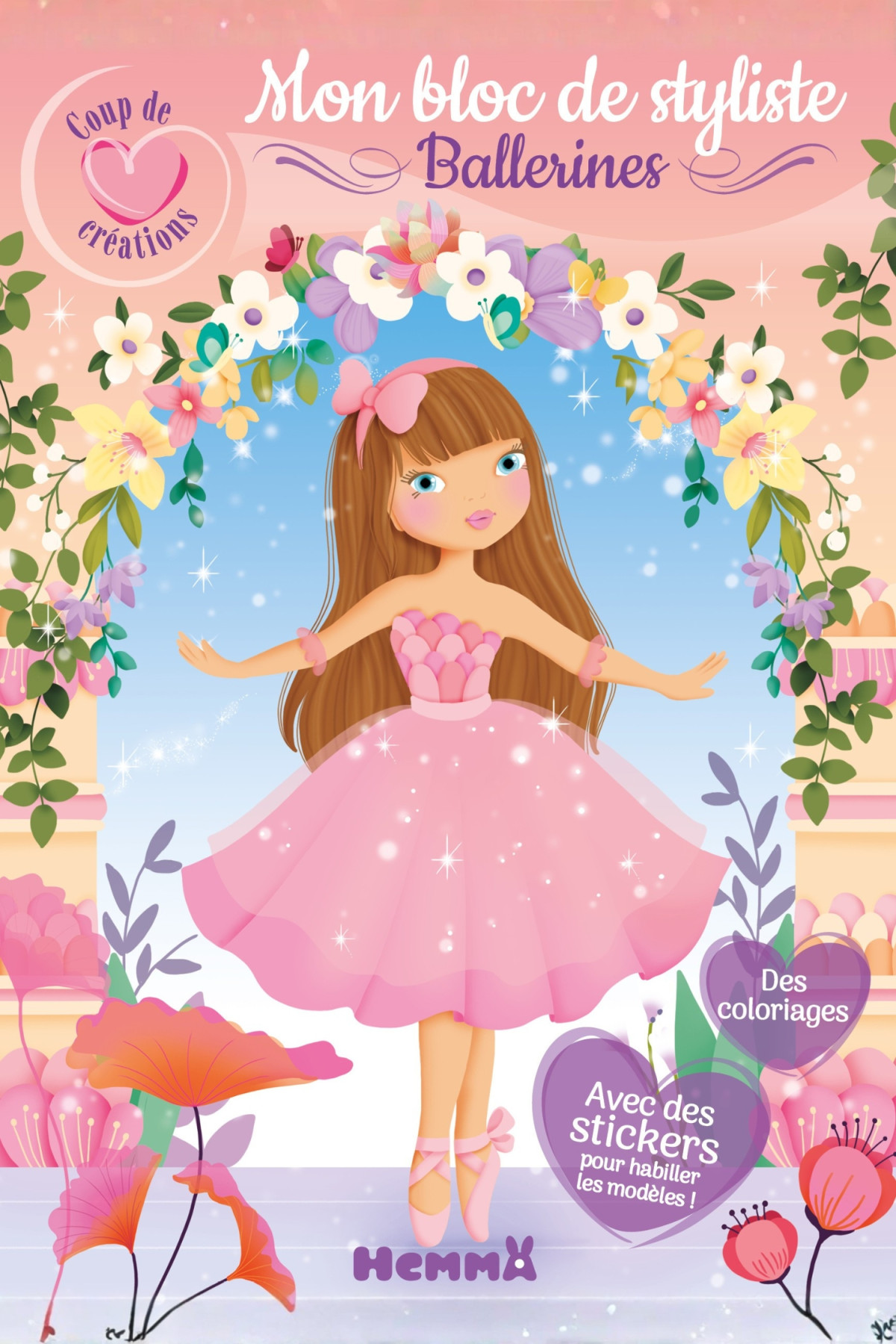 Autocollants « Mon bloc de styliste - ballerines » - Hemma