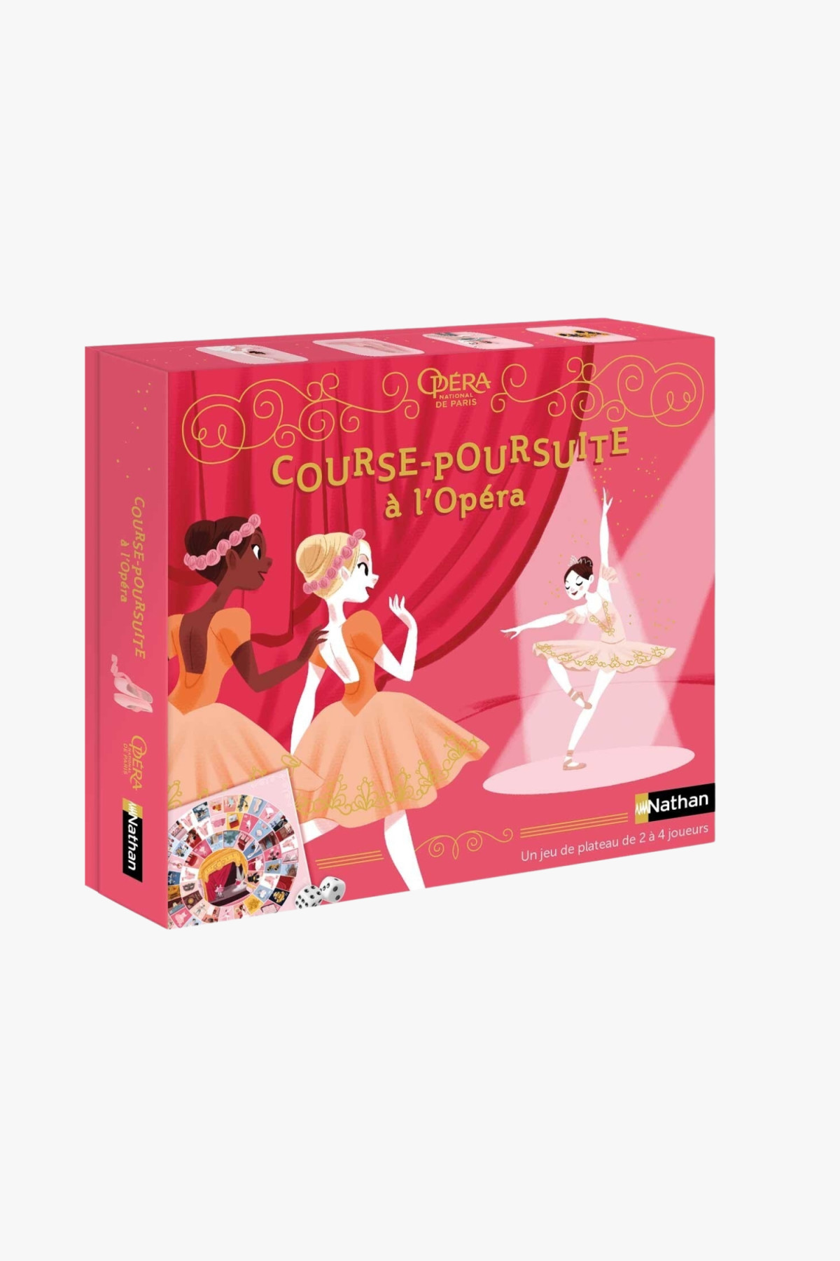 Jeu de société « Course poursuite à l'Opéra » - Nathan