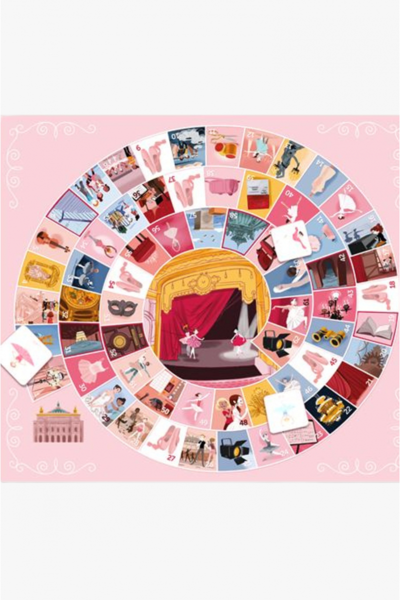 Jeu de société « Course poursuite à l'Opéra » - Nathan