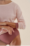 Pull tricot Repetto D0673 rose pétale