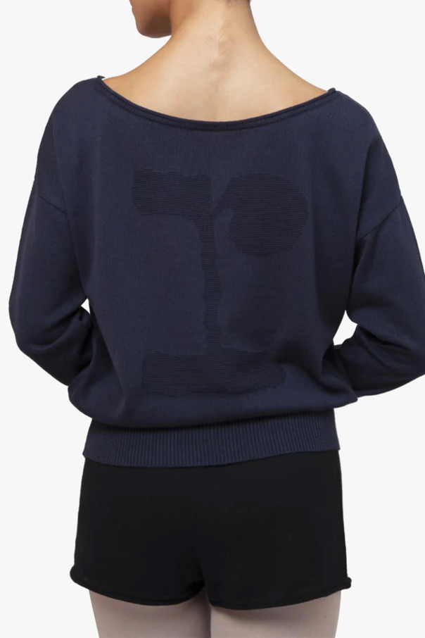 Pull tricot Repetto D0673 bleu nuit