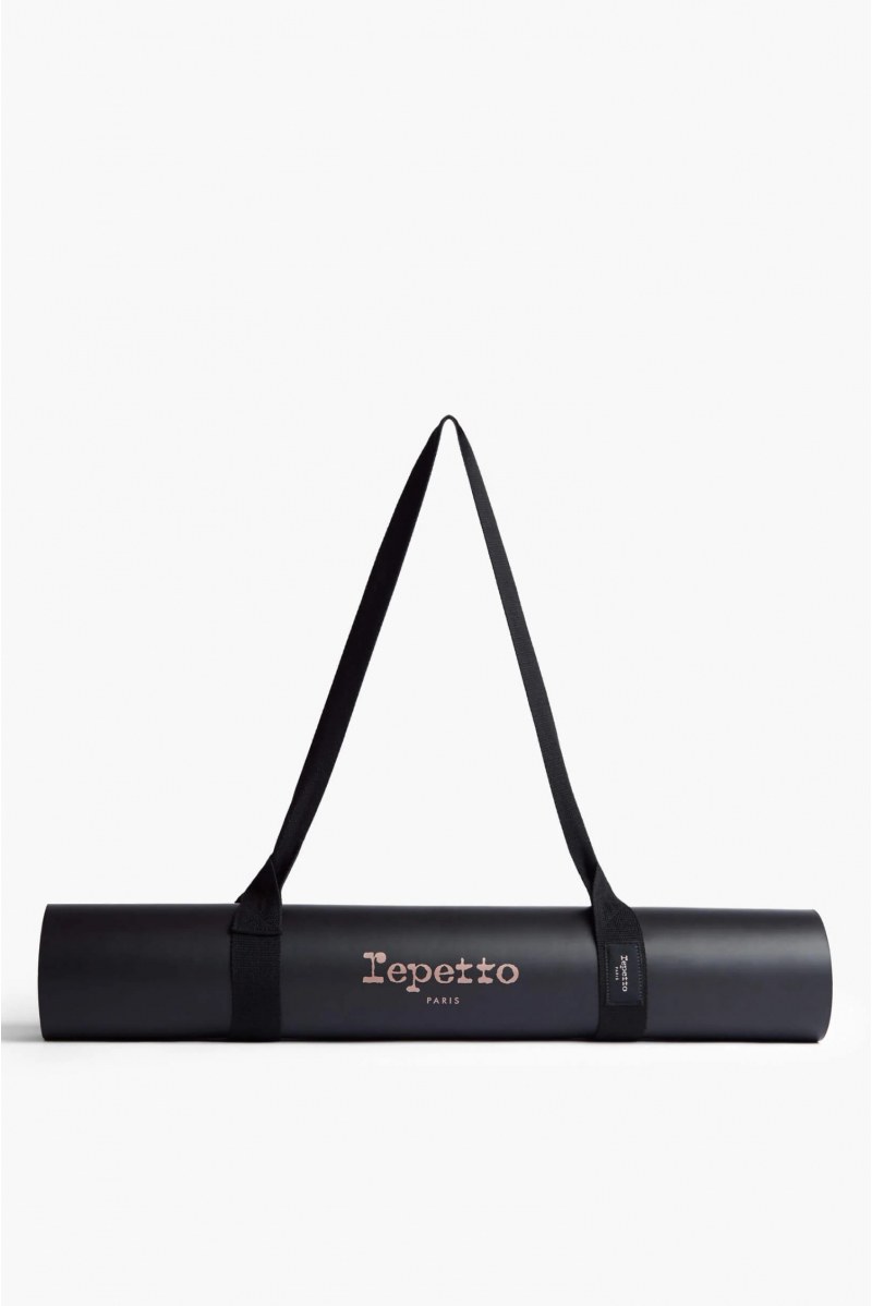 Tapis de yoga Repetto noir