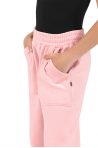 Pantalon de jogging en velours enfant CP80004 Bloch rose