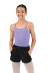 Short en velours enfant CR90008 Bloch noir