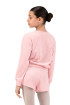 Children's velvet round neck sweatshirt CZ30016 Bloch pink