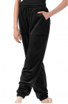 Bloch P80003 black velvet jogging trousers