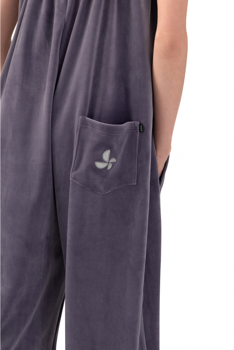 Combinaison en velours U12005 Bloch lavande