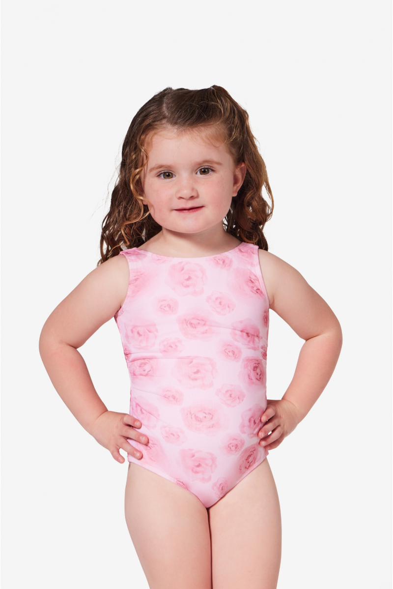 Justaucorps à fleurs enfant F12432C Capezio rose