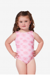 Children's floral leotard F12432C Capezio pink