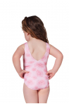 Children's floral leotard F12432C Capezio pink