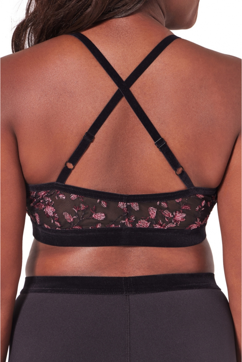 Flower bra F12404W Capezio black