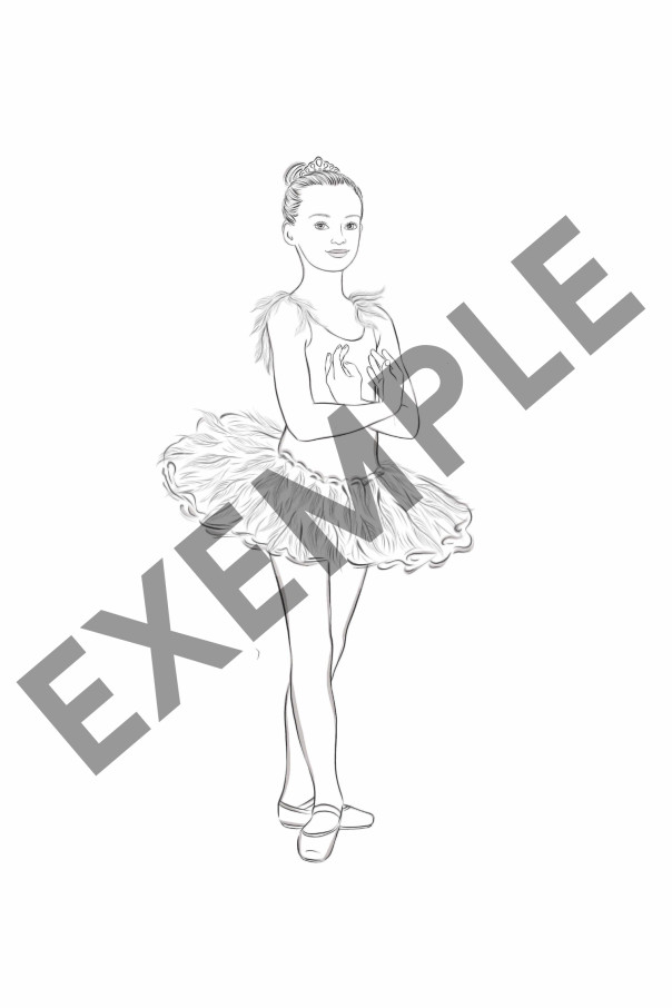 Livre de coloriages Ballerina Belle