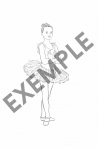 Livre de coloriages Ballerina Belle