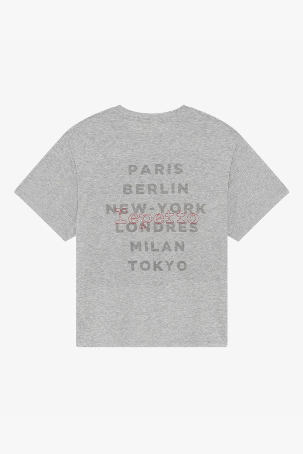 Tee-shirt city ballet Repetto gris