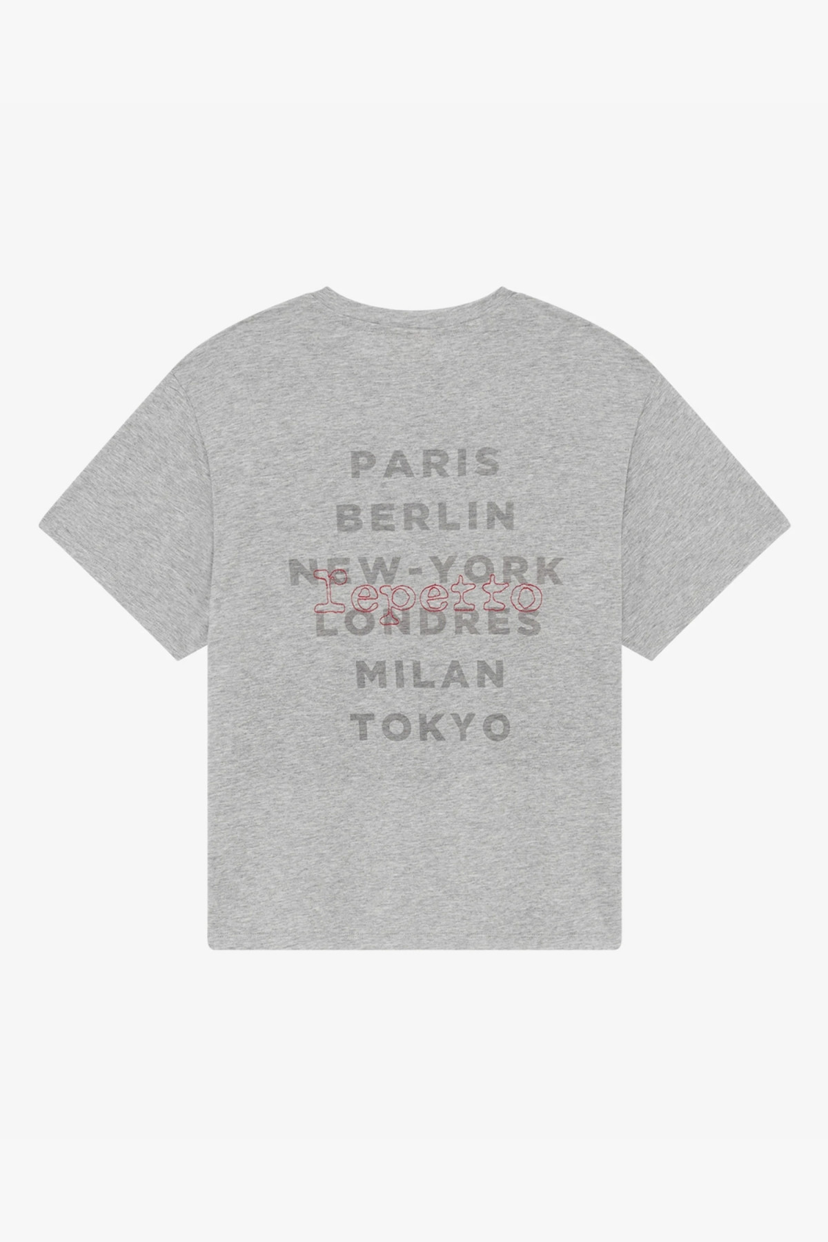 Tee-shirt city ballet Repetto gris