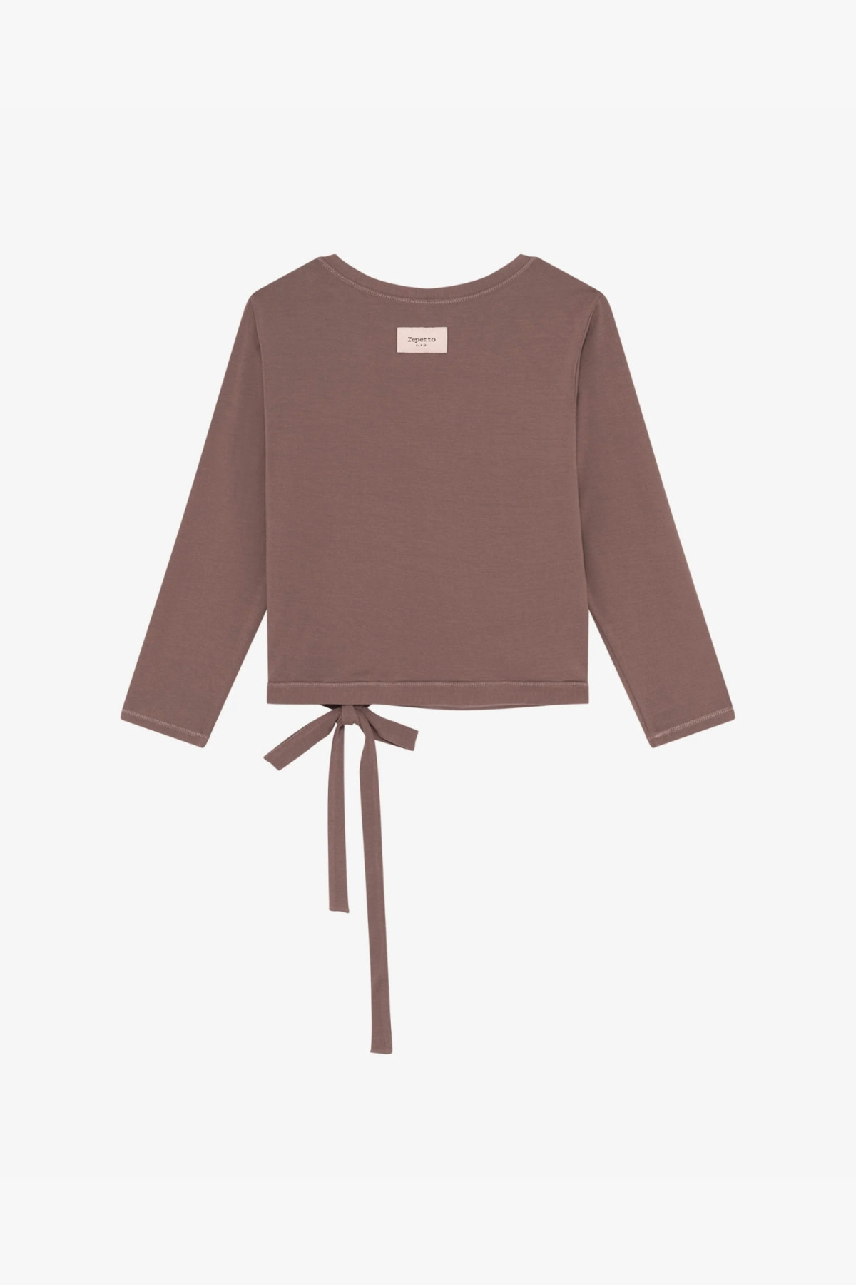 Cache-cœur en viscose S0744 Repetto marron glacé