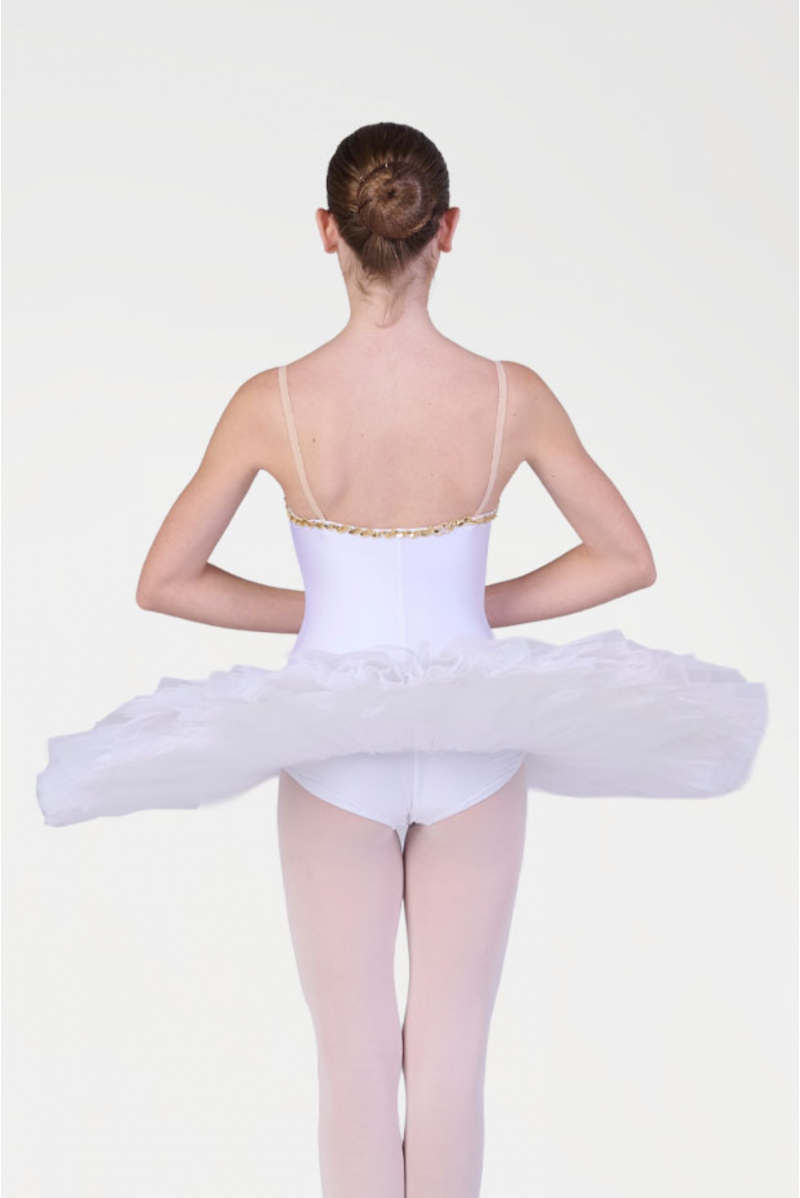 Tutu Harmony blanc et liseré or