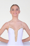 Tutu Harmony white and gold trim