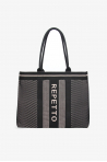 Large Shoulder Bag Repetto B0394TR black