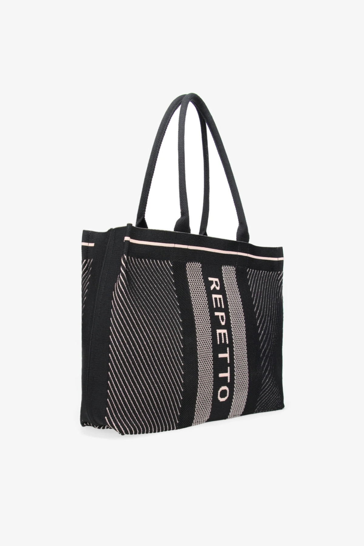 Grand sac épaule Repetto B0394TR noir