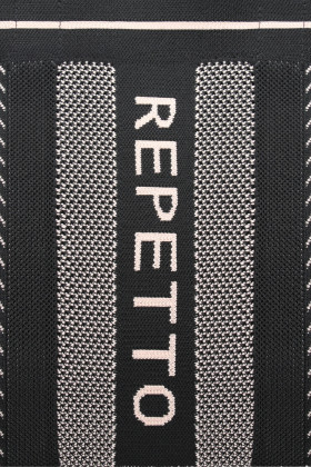 Grand sac épaule Repetto B0394TR noir