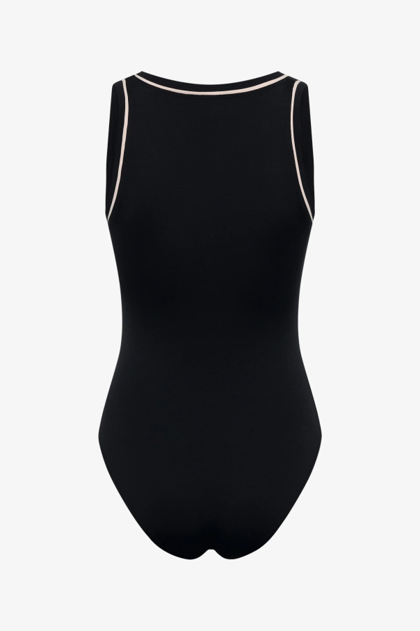 Repetto black V-neck bodysuit S0749