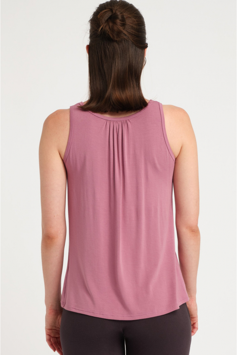 Baphia Dance Time Tank Top in Mauve