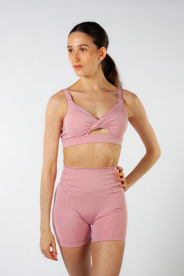 Brassière col V Vivian Z30025 Bloch rose