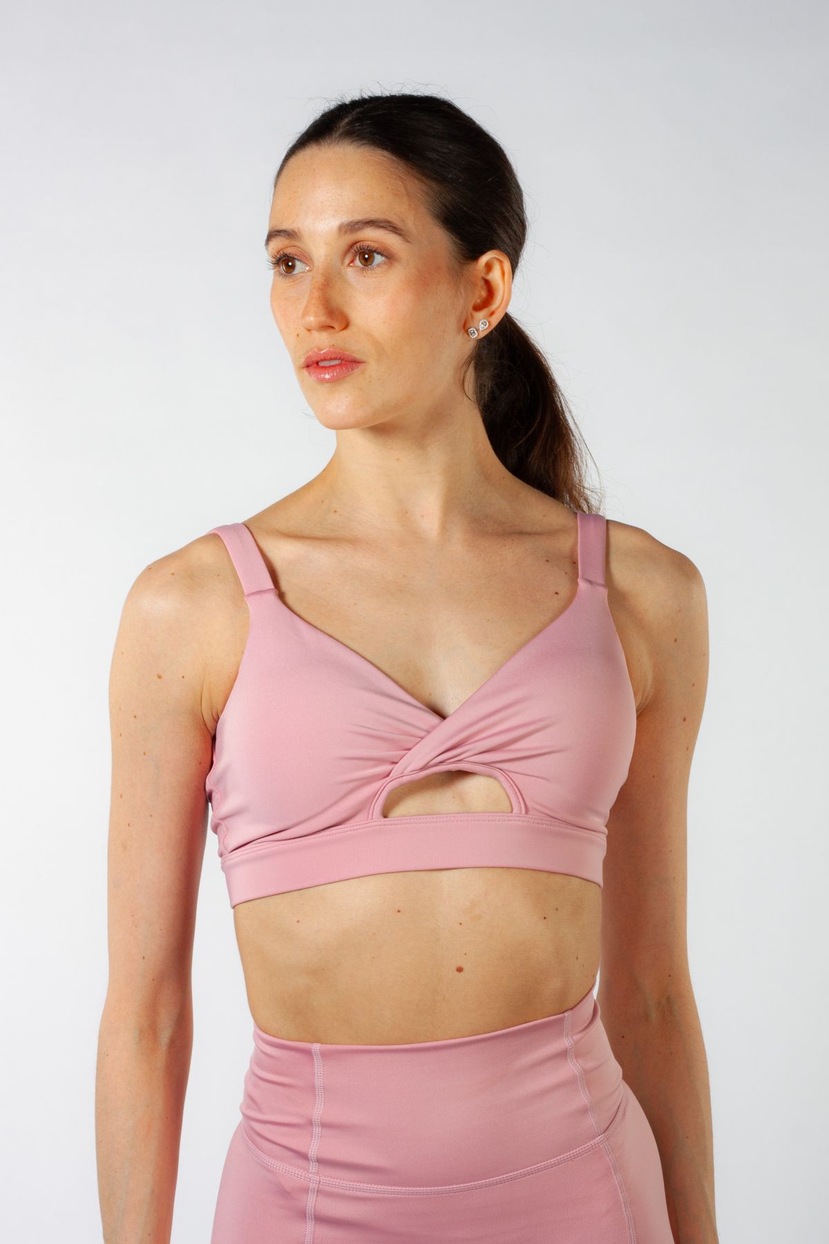 Brassière col V Vivian Z30025 Bloch rose