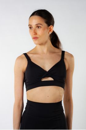 Brassière col V Vivian Z30025 Bloch noir