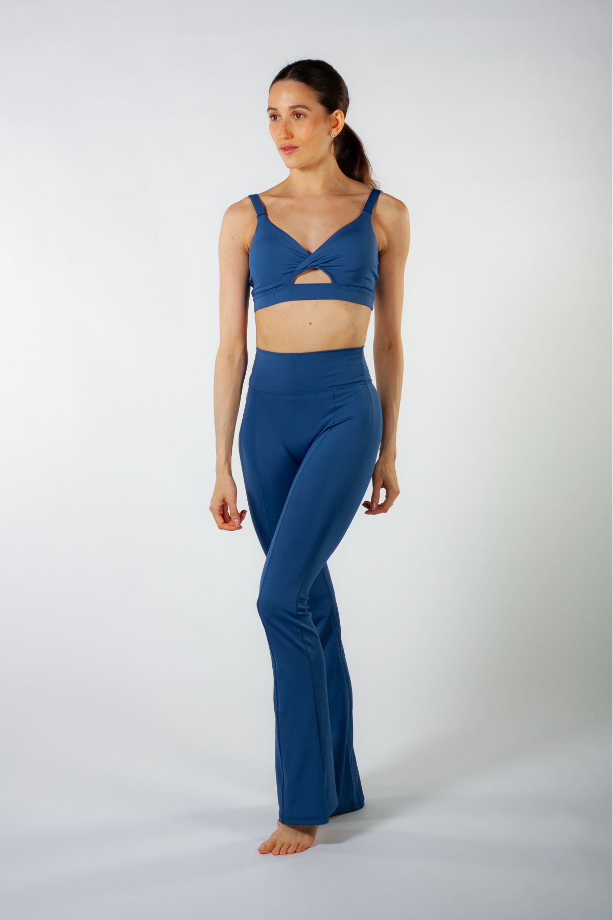 Brassière col V Vivian Z30025 Bloch bleu