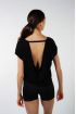 Carmen Bloch black backless T-shirt