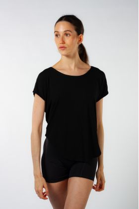T-shirt dos nu Carmen Z30023 Bloch noir