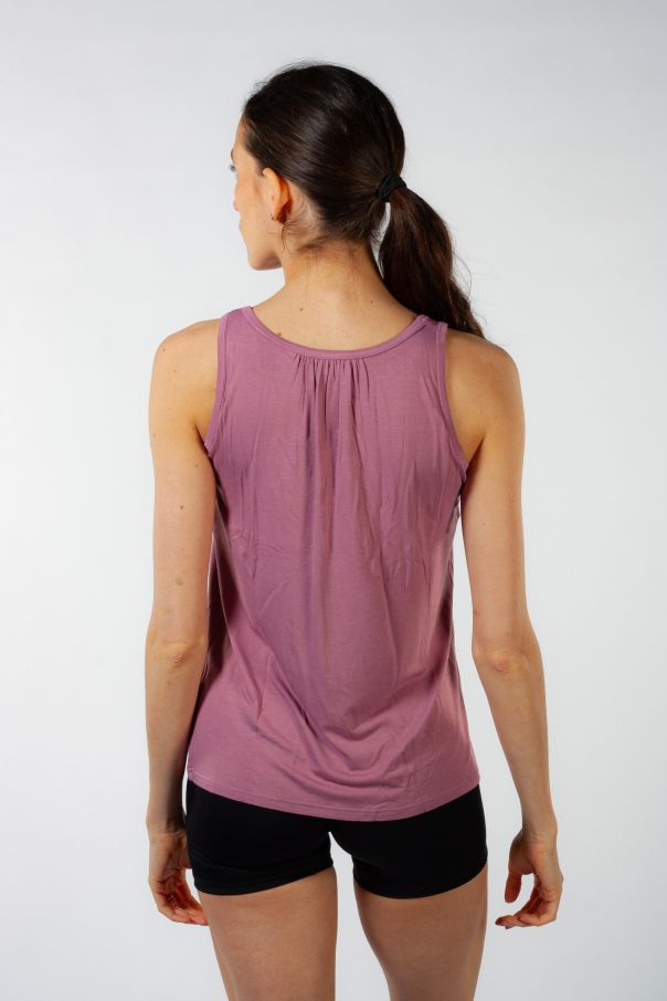 Baphia Dance Time Tank Top in Mauve