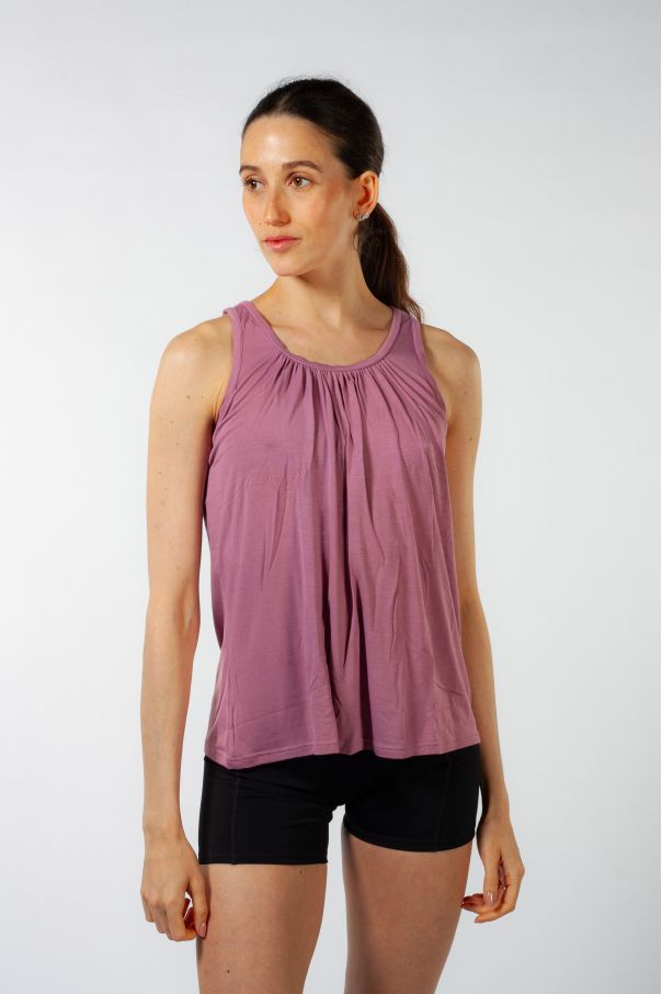 Baphia Dance Time Tank Top in Mauve