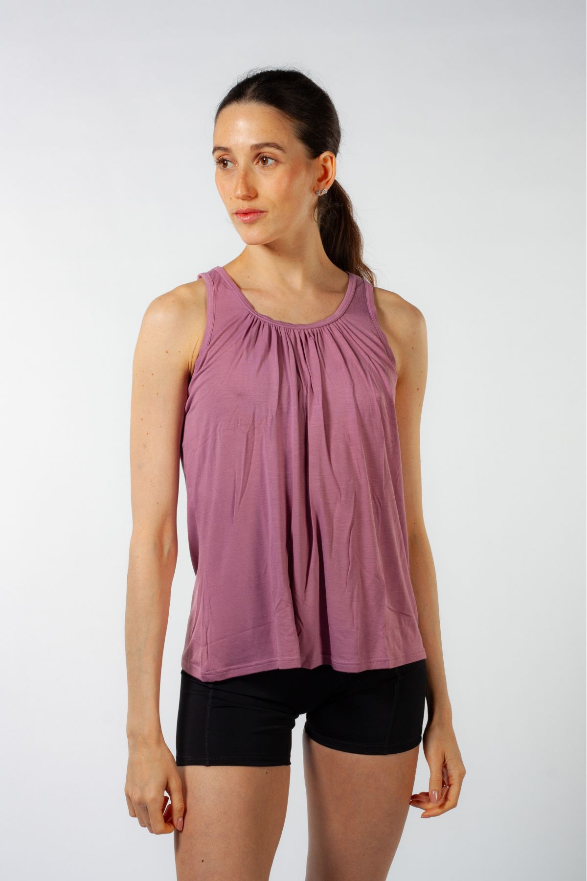 Débardeur Baphia Temps Danse mauve rose