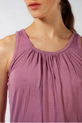 Baphia Dance Time Tank Top in Mauve