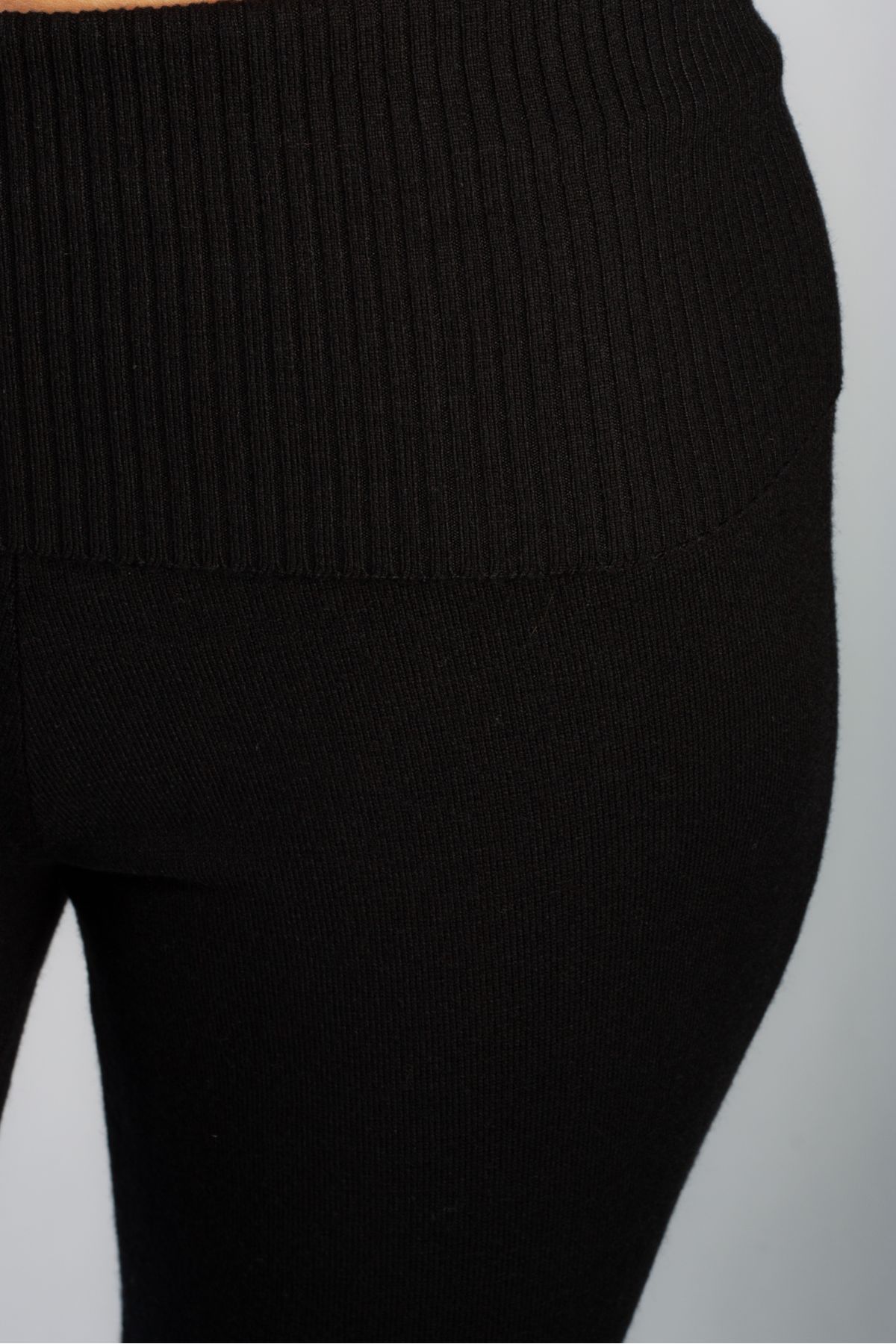 Pantalon en maille douce P80005 Bloch noir