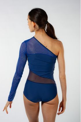 Justaucorps asymétrique Harmony manche longue