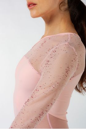 Justaucorps asymétrique Harmony manche longue