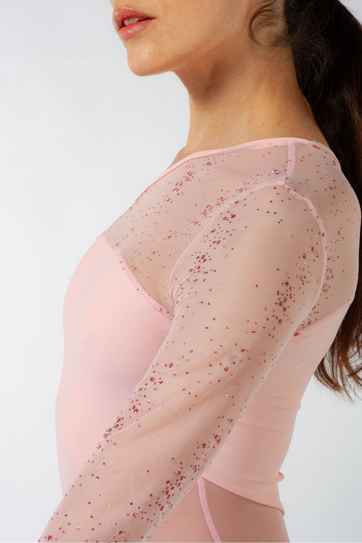 Asymmetrical leotard Harmony long sleeve